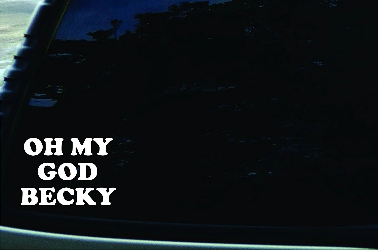 6 &quotx 4&quot oh My God Becky виниловая высеченная наклейка для вашего окна ноутбука |