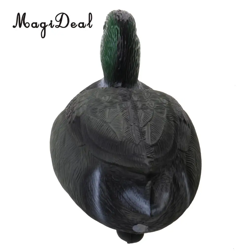 MagiDeal 6 Pcs Fishing Hunting Male Decoy Plastic Duck Decoy Drake w/ Floating Keel Hunting Decoy for Hunting Fishing Access