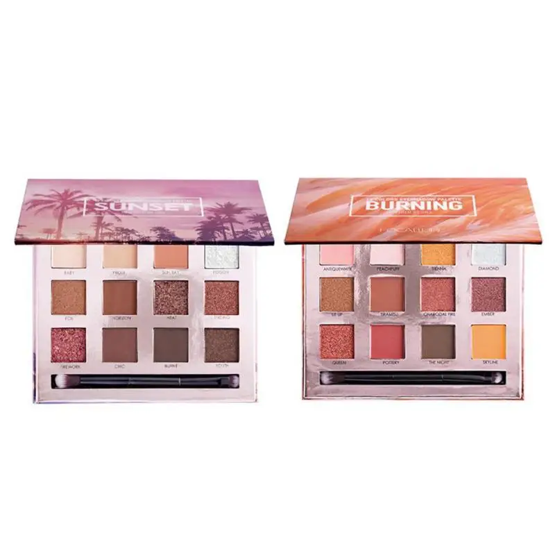 

12Colors Glitter makeup eyeshadow pallete Shimmer Eye Shadow Makeup Pigment Beauty Cosmetics 2019 new gift highlighter