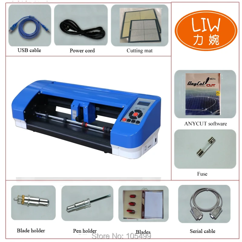 Автоматический виниловый контурный плоттер для наклеек/виниловых/бумажных