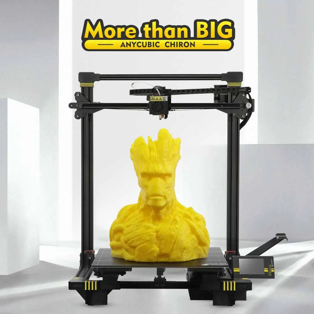

Anycubic Chiron 3D Printer 400*400*450mm Printing Size With Matrix-Automatic Leveling/Ultrabase Pro Hotbed/Dual Z-axis