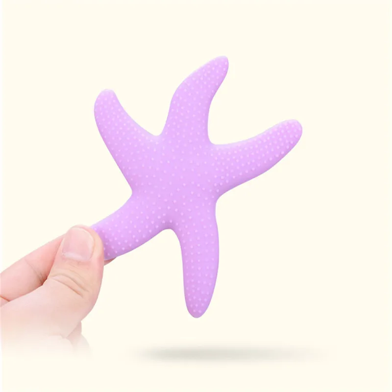 

Baby Teether Silicone Teethers Star Shape Chew Charms Baby Teething Toddler Training Gift Toys Tooth Nursing Dental Care