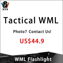 Тактический Softair Wapens WML фонарик охотничий Аксессуар подходит 20 мм Пикатинни