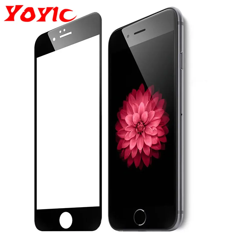 

Tempered Glass on the For iPhone X 7 8 6 Plus Screen Protector Full Cover Protective Glass For iPhone 6 6s 7 XR XS 5 Max film