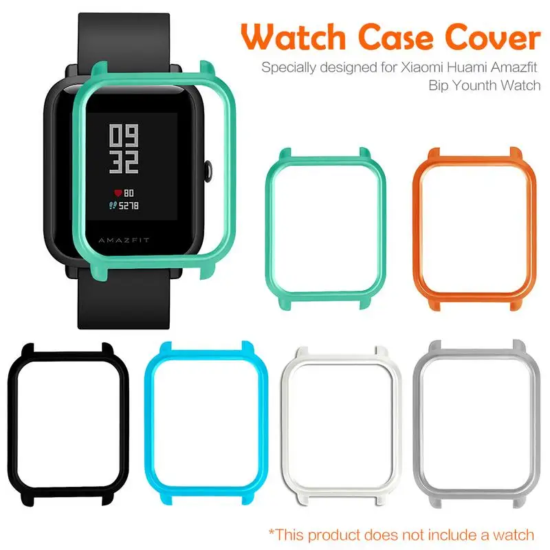 Watch Frame Amazfit Bip Youth Smart Watch Protector Case Slim Colorful Frame PC Case Cover Protect Shell For Xiaomi Huami