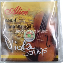 Alice A904 стальной сердечник Al-Mg/cupronicel обмотки фиалки струны набор из 4 струны