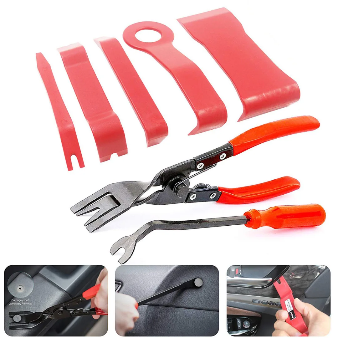 Mayitr 7pcs Car Radio Door Panel Trim Tool High Quality Abs Trim Clip