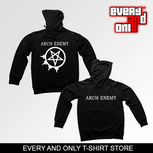 Arch Enemy Melodic дэт метал группа пентаграмма печать футболка логотип звезда толстовки