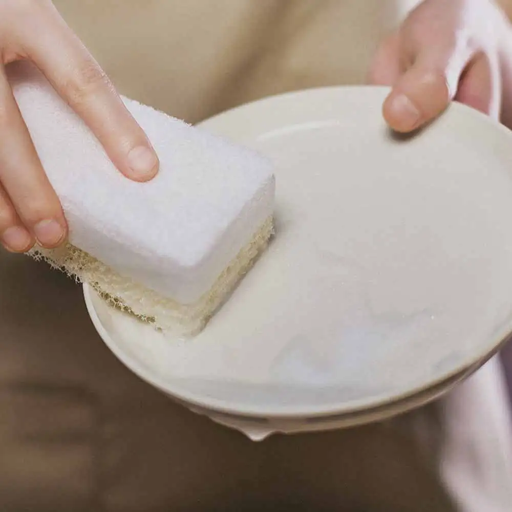 

Xiaomi Three-Layer Composite Dishwashing Brush Kitchen Sponges Household Cleaning Eco-Friendly Scouring Pads 6pcs ON SALE