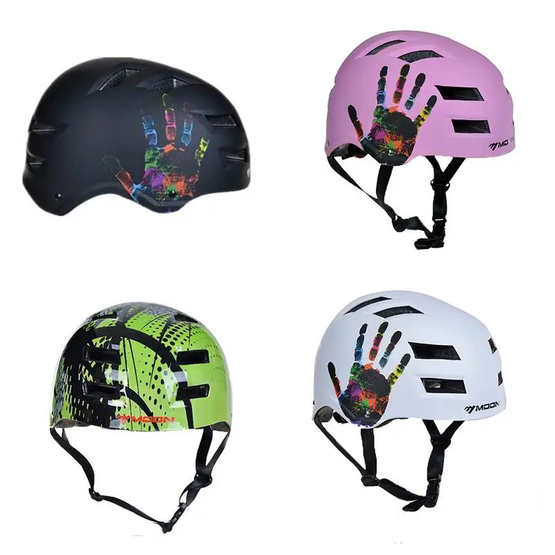 

For MOON Fashionable Adult Skateboard Skate Helmet Shock Resistant Helmet With Adjustable Size