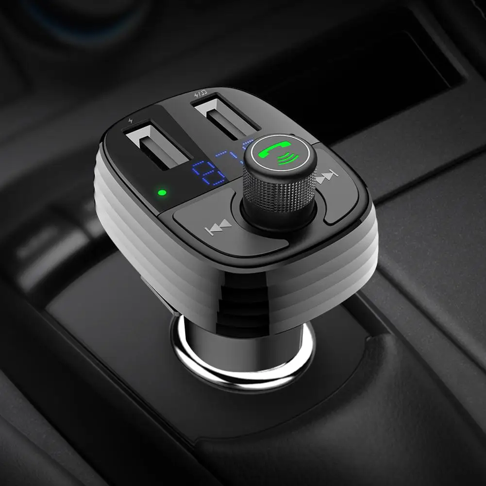 

S-10 Car Bluetooth MP3 Music Player Dual USB Hands-free Call FM Transmitter
