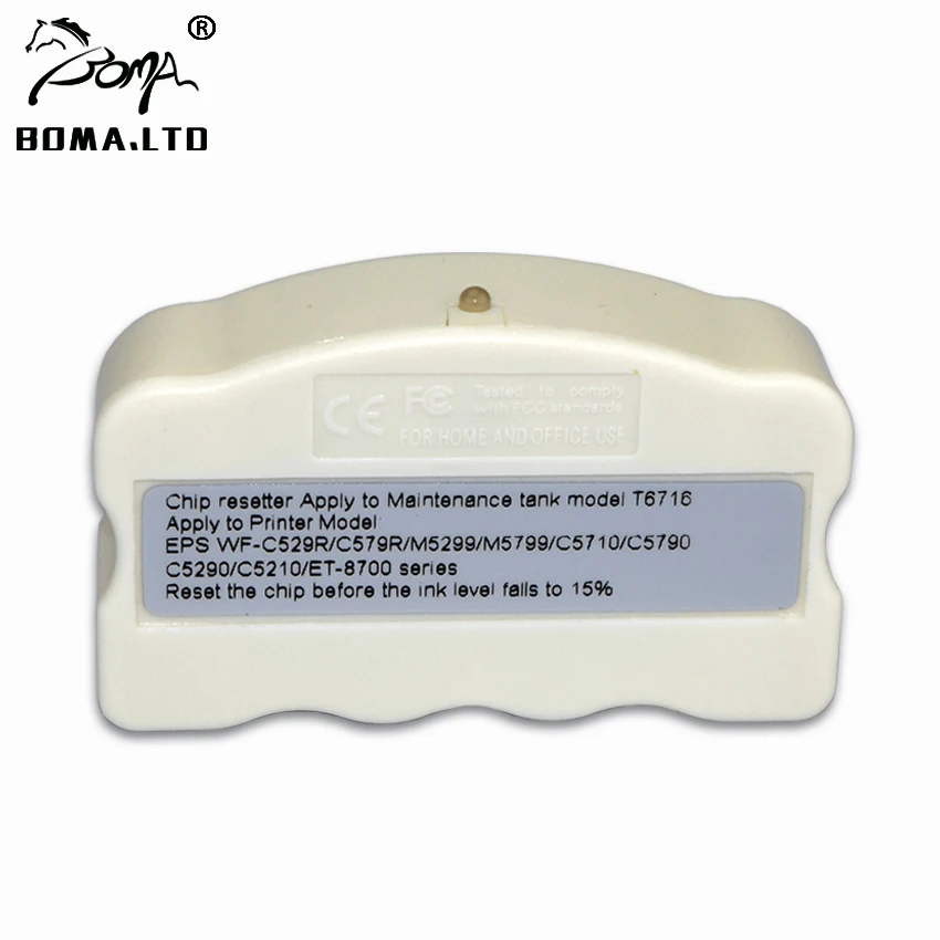 T6716 восстановитель чипа резервуара для EPSON WF C5210 C5790 C5710 M5299 M5799 5298 ET 8700 емкость