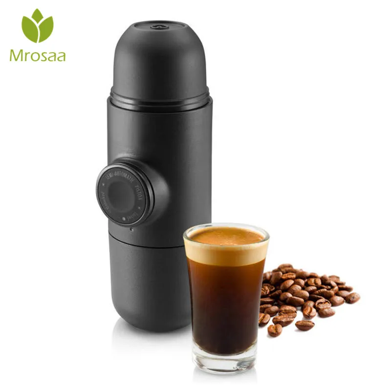 Portable Mini Coffee Machine Manual Coffee Maker Pressure Espresso Coffee Maker Handheld Espresso Maker Pots for Home Traveller