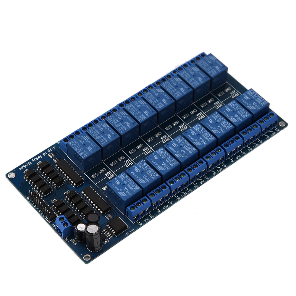 Новый 16 канальный 5V12V релейный интерфейсный модуль платы для PIC AVR MCU DSP ARM PLC|arm board|arm