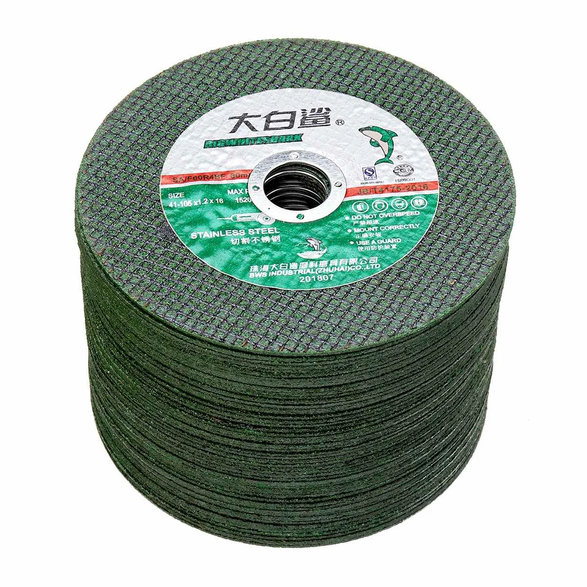 

16MM 50Pcs/Lot 4 Inch Resin Metal Cutting Wheel Grinding Disc For Angle Grinder Abrasive Tools Power Tools Accessories Green