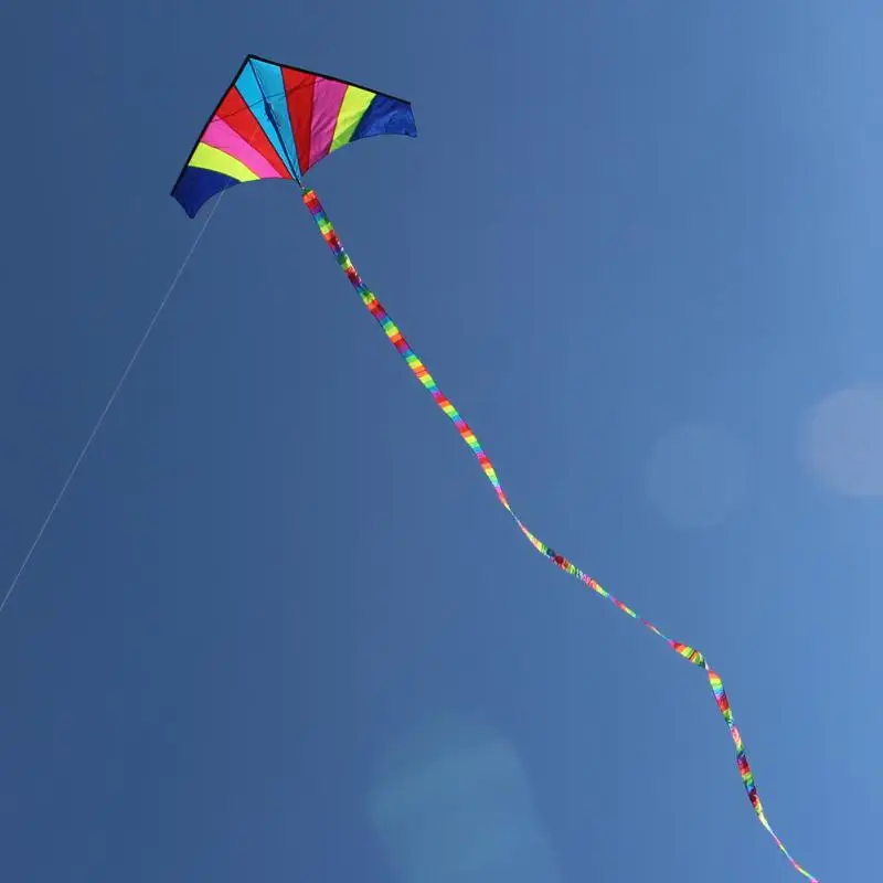 

10 Meters Rainbow Bar Kite Flying Tail for Delta Stunt Fun Outdoor Fun Sports Kiteboard Drachen Fliegen Kite Accessories Gadgets