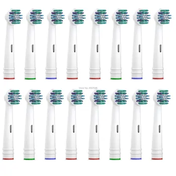 

16pcs Electric Toothbrush Heads For Oral-B Triumph,Professional Care,Vitality,Advance Power,Plak Control,Pro Health