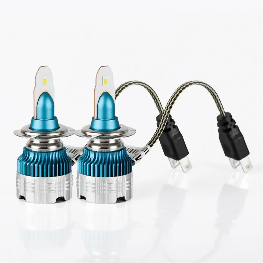 

LARATH 2Pcs H7 LED H4 H11 H8 9006 HB4 H1 H3 HB3 H9 H13 Car Headlight Bulbs Car LED Lamp CSP Chips 60000LM Auto Fog Lights 6500K