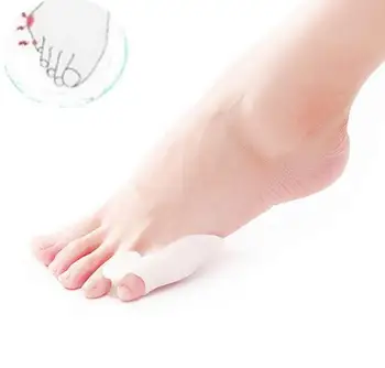 

YAXIAN silicone toe socks sock toes protector orthopaedic gel insole high heels pads 2018 NEW Women Little finger orthopedic