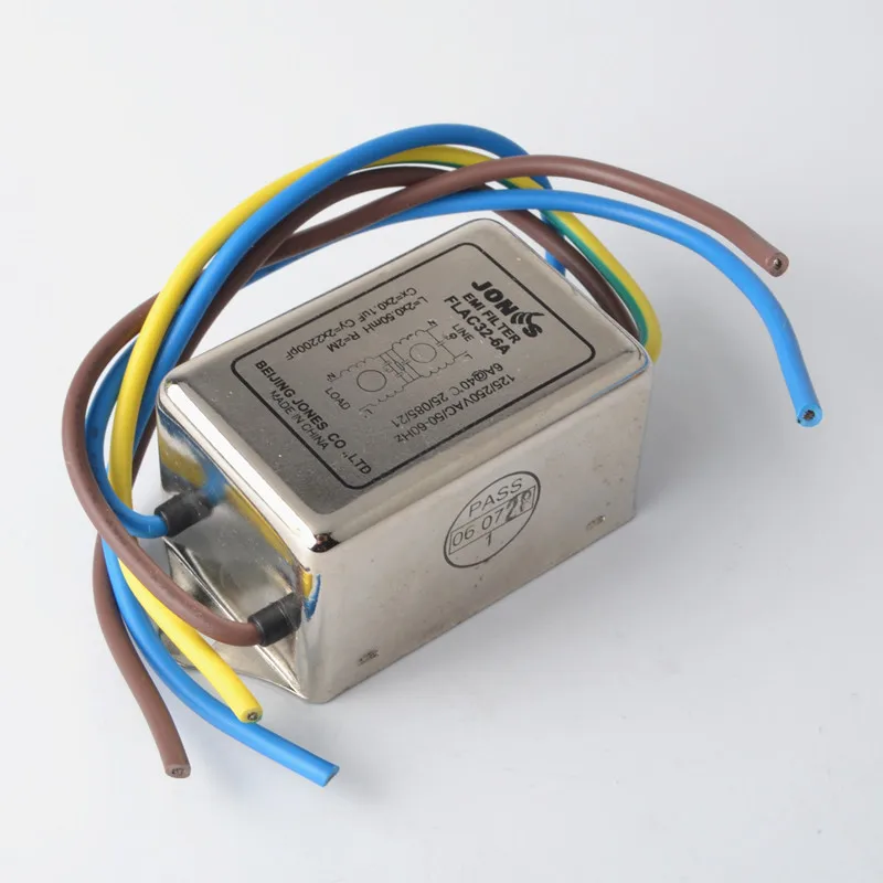 FLAC32 6A однофазный сетевой фильтр EMI 6А разъем|connector|connector powerconnector ph |