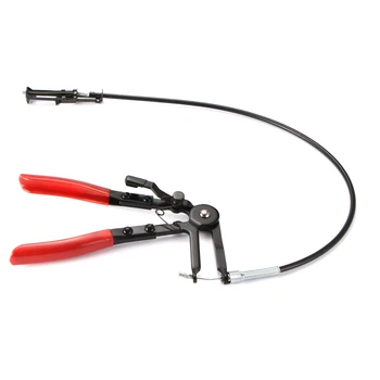 

Auto Vehicle Tools Hose Clamp Plier Cable Type Flexible Wire Long Reach 630mm Hose Clamps Pliers for Car Repair Clamp Tool