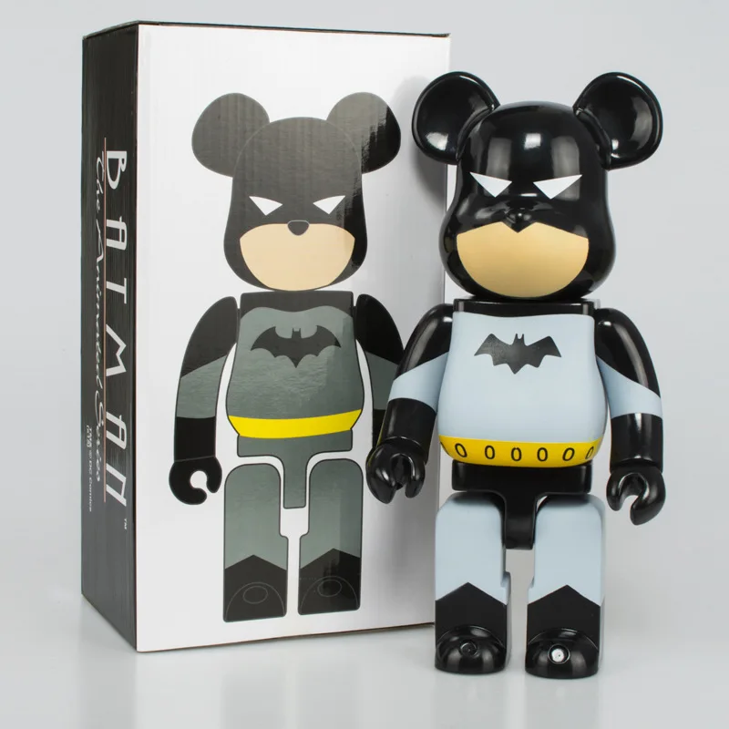 

28CM 26Styles Bearbricklys Action Figure Cos Superman Batman Joker Orangutan Babybear Doll PVC Collectible Model Toy Gifts