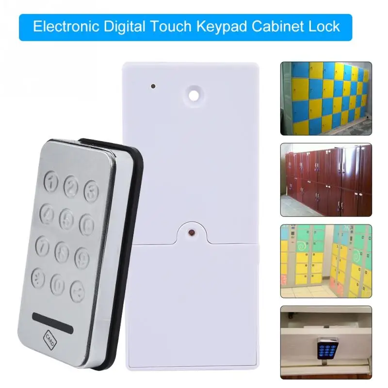 

Electronic Metal Digital Touch Keypad Cabinet locker Password RFID Card Key lock