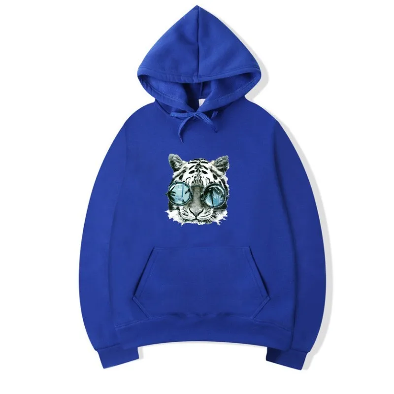 

Blank Solid Color Tiger avatar Multicolor hoodies Unisex Hip Hop Swag Sweatshirts Fleece Hooded Women Hoody Male Hoodie Hooded