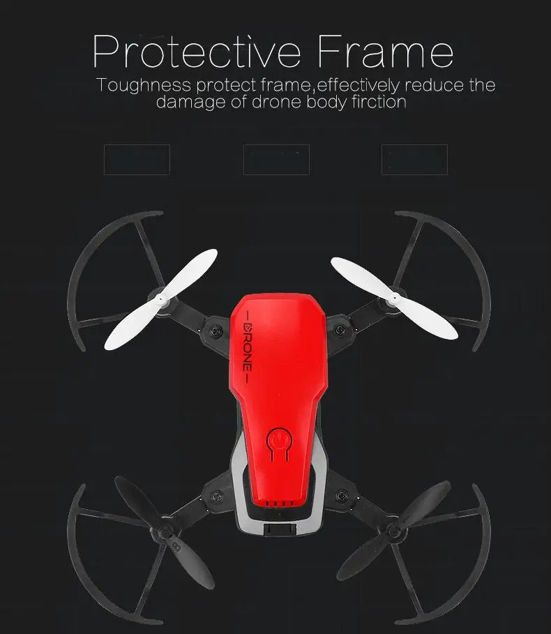 GW10 мини складной Дрон 4CH G Sensor RC высота удерживает режим без головы Квадрокоптер