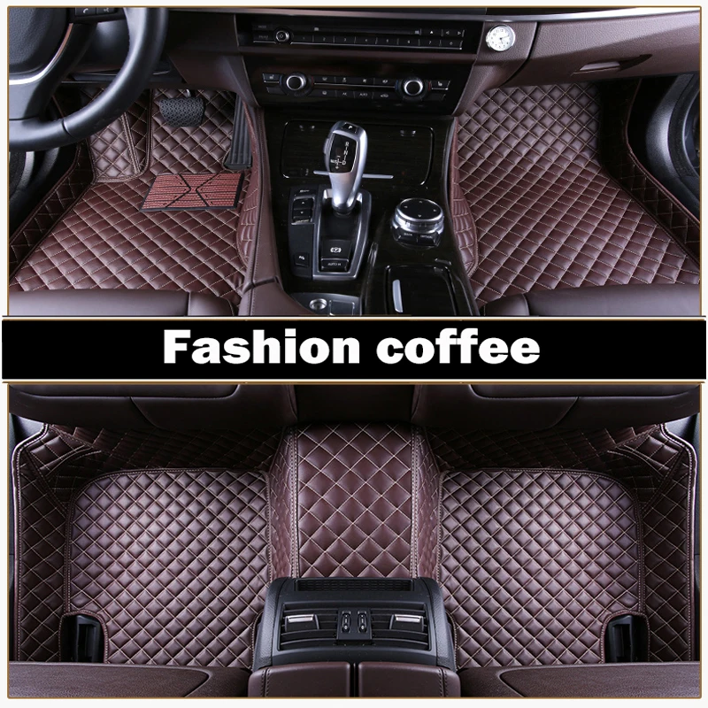 

Special custom made car floor mats for Audi A1 A3 A4 A6 A7 Q3 Q5 Q7 TT leather Anti-slip carpet liner