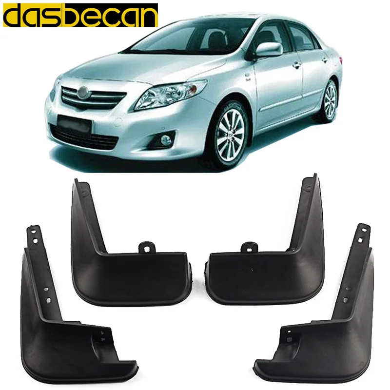 Dasbecan Автомобильные Брызговики для Toyota Corolla 2006 2013 аксессуары автомобильных