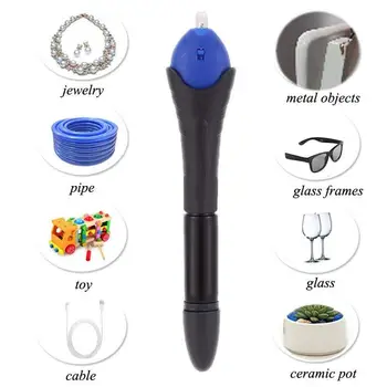 

Fix Pen Welding 5 Second Quick Fix UV Light Repair Pen Tool Kit Compound of Super Powered Liquid Plastic Dip Welding