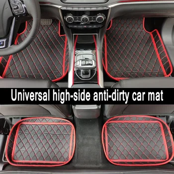 

ZHAOYANHUA Universal car floor mats car fit LHD and RHD All Models Fiat 500 Bravo Viaggio Freemont Ottimo