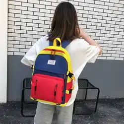 Большой емкости Многофункциональный рюкзак Для женщин школьная сумка для девочек-подростков путешествия холст женская сумка Sac Dos