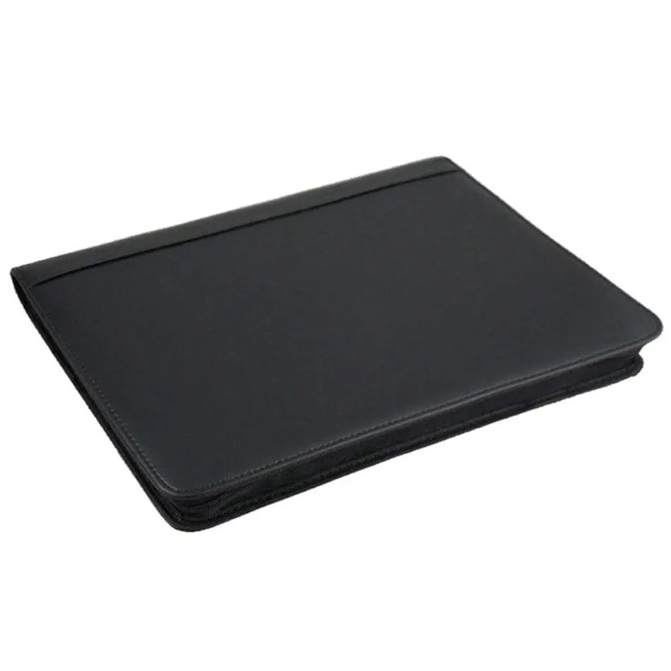 

PPYY NEW -Conference Folder Ring Wallet PU Leather A4 Holder For Business Meetings Business