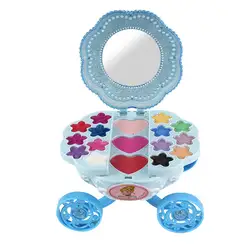 Косметика тыквенная карета игрушка принцесса безвредные принадлежности для макияжа подарки для детей Kidsclear мыть водой