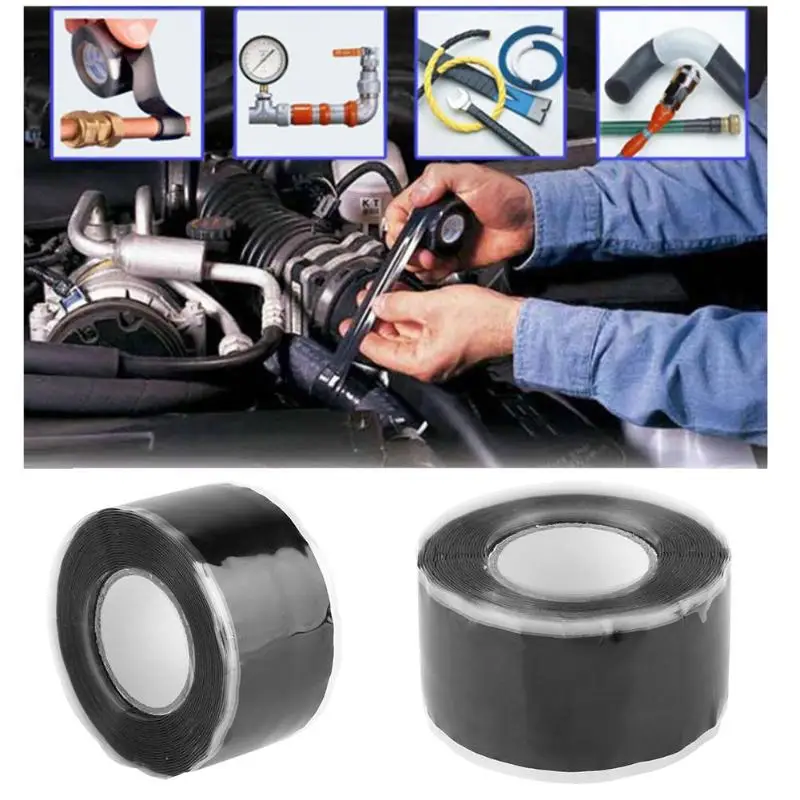 

Heat-Resistant Bonding Self Fusing Wire Hose Tape Water Pipe Repair Tape Home Supplies Tape Adhesives & Sealers
