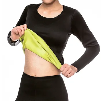 

2019 Women Body Shaper Tops Women's Neoprene Slimming Waist Slim Fitness Shapers Tops Autumn Winter Women Intimates Clothing