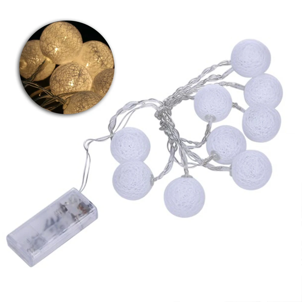 

1X ABS/PVC Transparent Line Christmas Lights LED String Light Battery Operated For Wedding Party Home Decoration