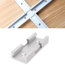 100 мм T-track T-slot направляющая для резки Jig Fixture Деревообработка для маршрутизатора Таблица Часть P