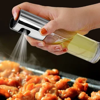 

Kitchen Baking Oil Cook Oil Spray Empty Bottle Vinegar Bottle Oil Dispenser Cooking Tool Salad BBQ Cooking Glass Oil sprayer