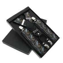 Мужские подтяжки, 4 зажима, рисунок кешью, подтяжки, персонализированные Женихи, мужские подтяжки для брюк, мужские s, ремень для брюк, модный, регулируемый