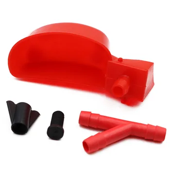 

10 Pcs Bird Quail Drinker Hanging Cups Automatic Waterers For 10mm Pipe Bird Parrot Drinking Fountains Bird Feeding Equipments