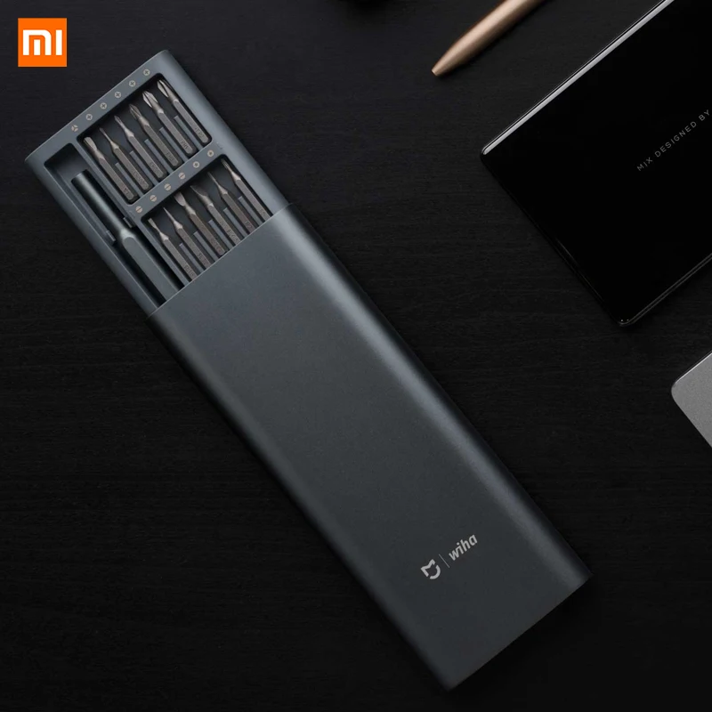 Оригинальный Xiaomi Mijia Wiha 24 в 1 прецизионный отвертка комплект 60HRC магнитные биты
