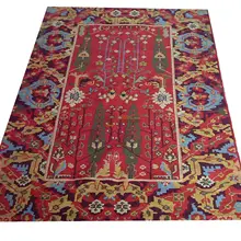 SOUMAK чистая Новая Зеландия шерсть ручной работы экзотические этнические ветер трехмерный тканный ковер gc150sa001gc150souyg28