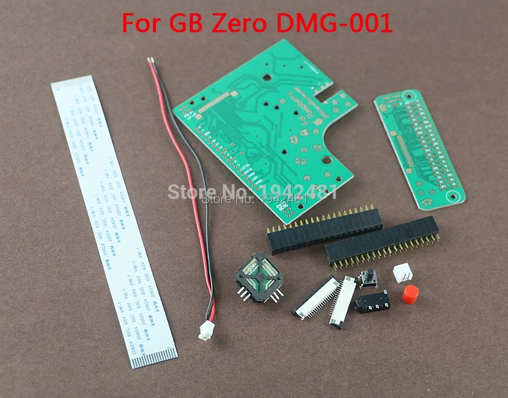 

1set 2sets 10sets For Game Boy Zero DMG-001 6 Buttons PCB Board & Switch & Connector Kit For Raspberry Pi GBZ
