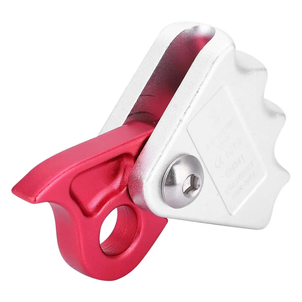 Climbing Descender Self braking Stop Descender for 9 12mm Rope Rescue