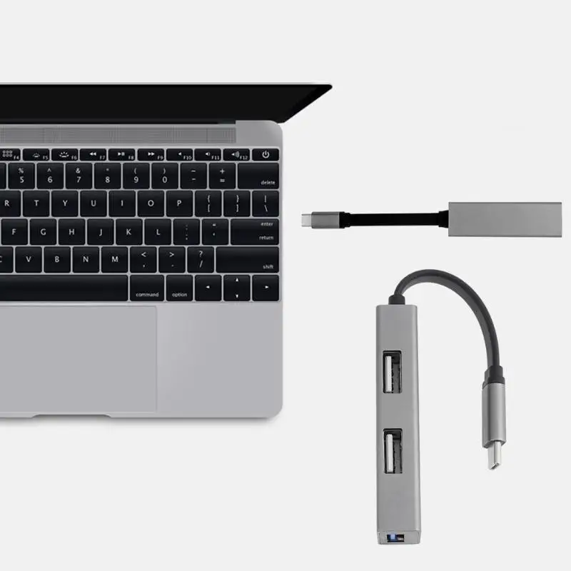 3 in 1 USB Type-C To USB 3.0 Charging Port Hub Adapter Computer Peripherals USB Hubs for Macbook 3 in 1 USB Type-C To USB 3.0 Charging Port Hub Adapter Computer Peripherals USB Hubs for Macbook
