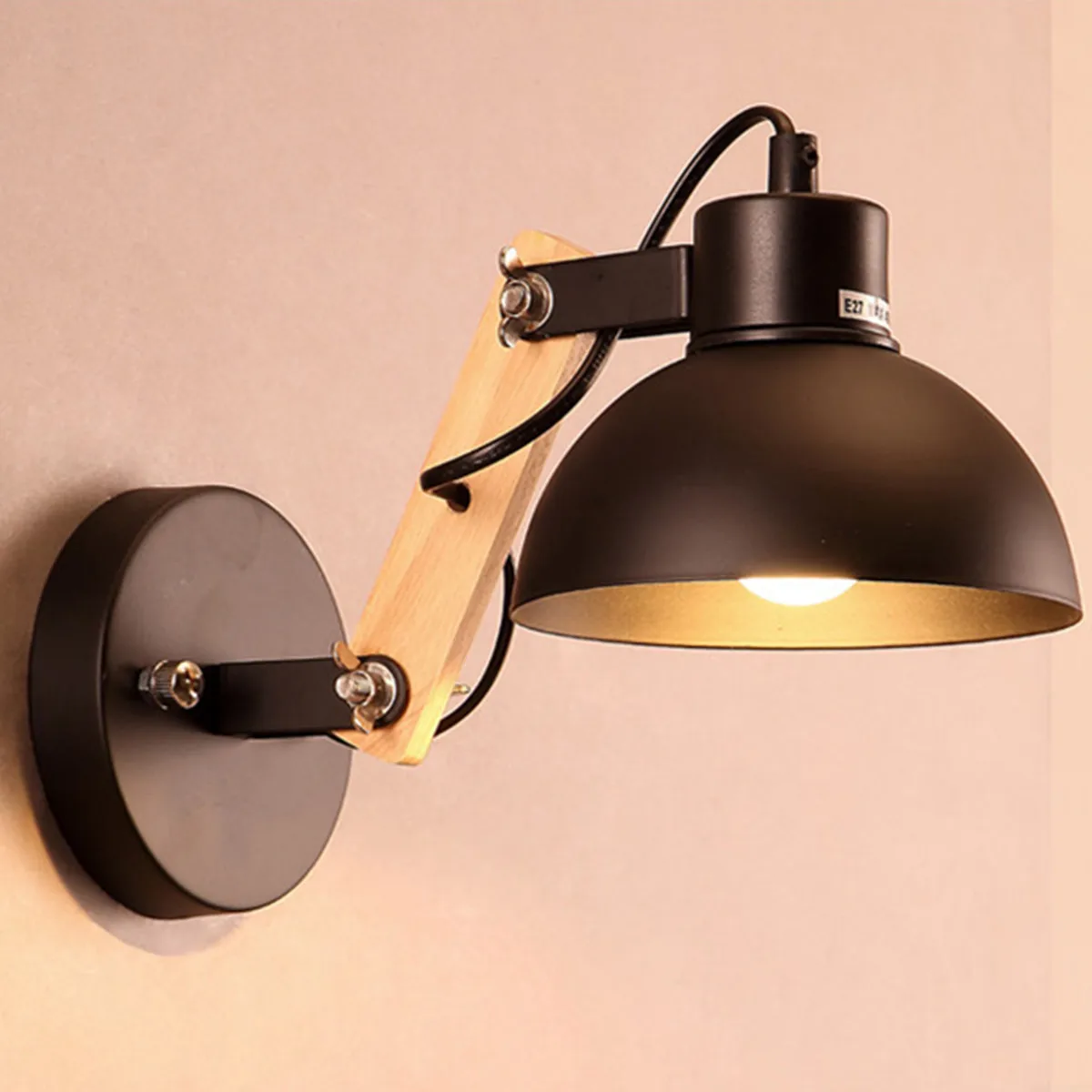

220V Energy Saving Modern Nordic Industrial LED Wall Light iron Wall Lamps Corridor Bed Bedside bathroom Night Lights Home Decor