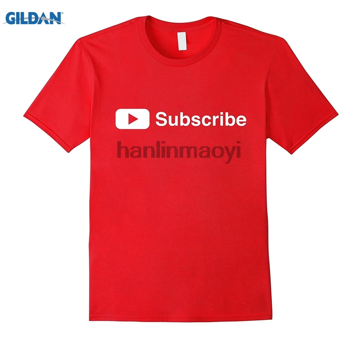 GILDAN подписка Play Tube Кнопка Vlogger футболка 2016|Футболки| |